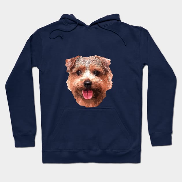 Norfolk Terrier Hoodie by ElegantCat